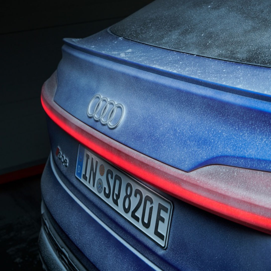 Audi Q8 e-tron med frost
