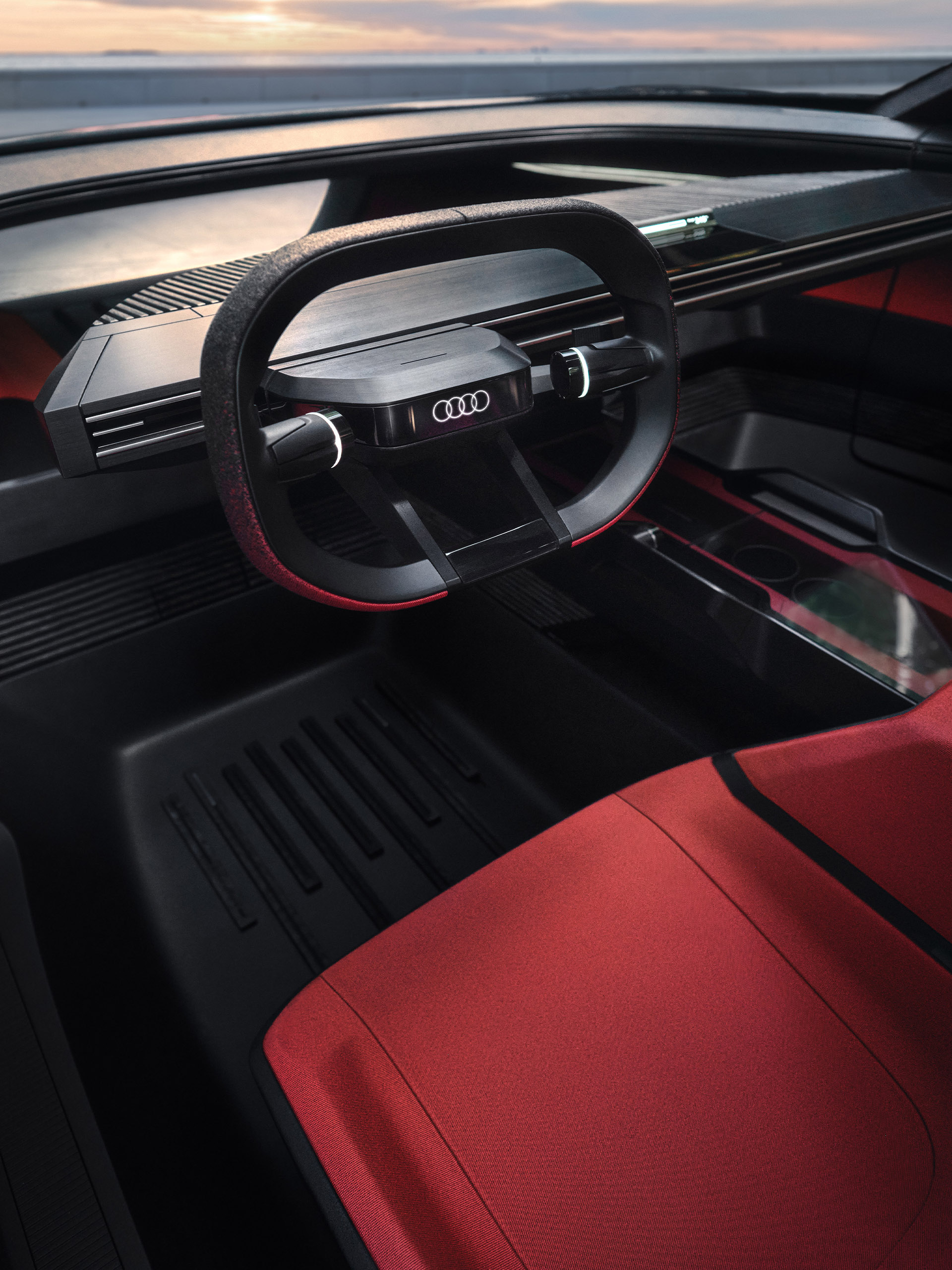 Audi singleframe er gennemsigtig