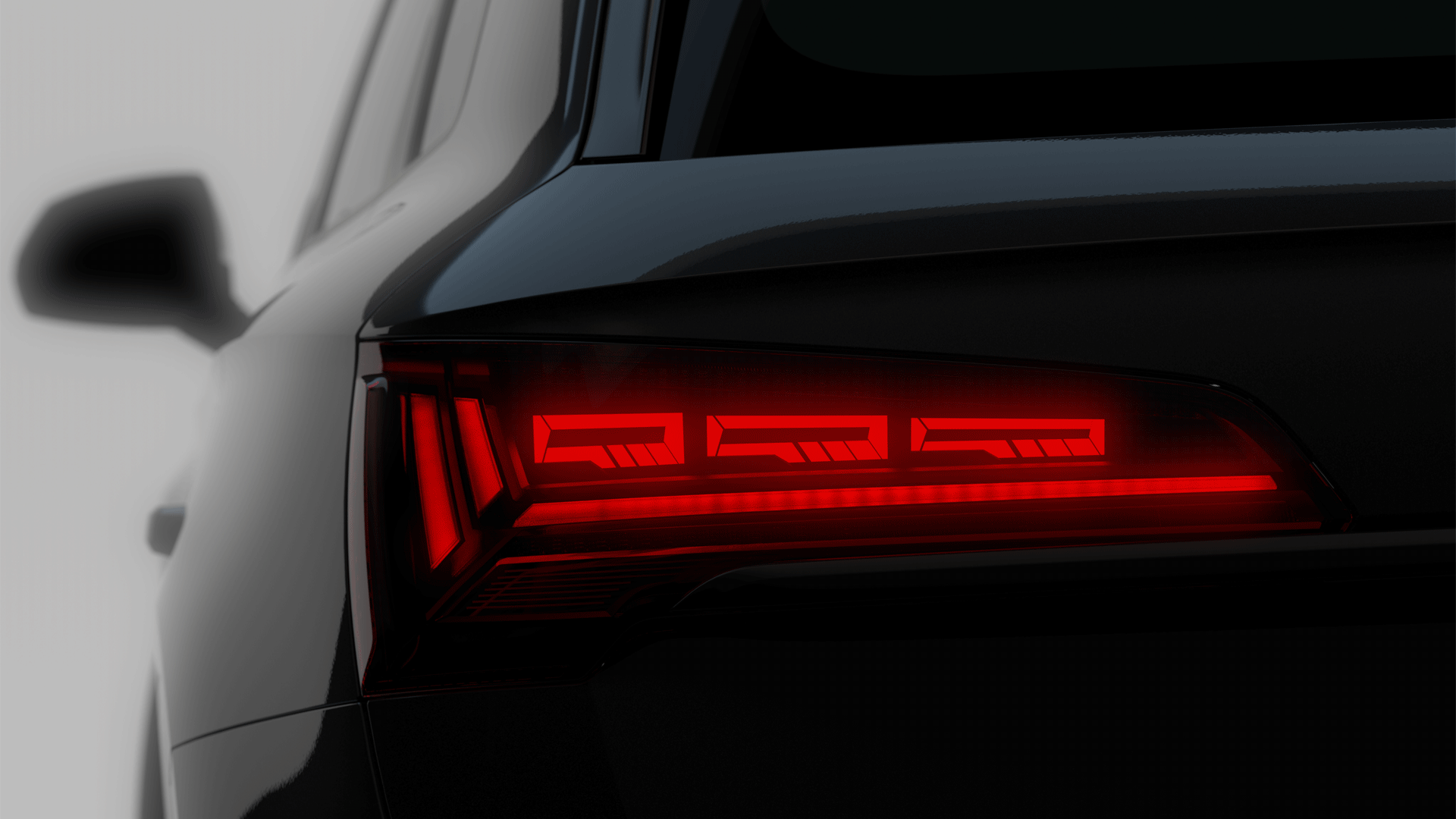 Audi Q5 OLED-baglytger